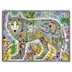 Wolf Tapestry Throw
